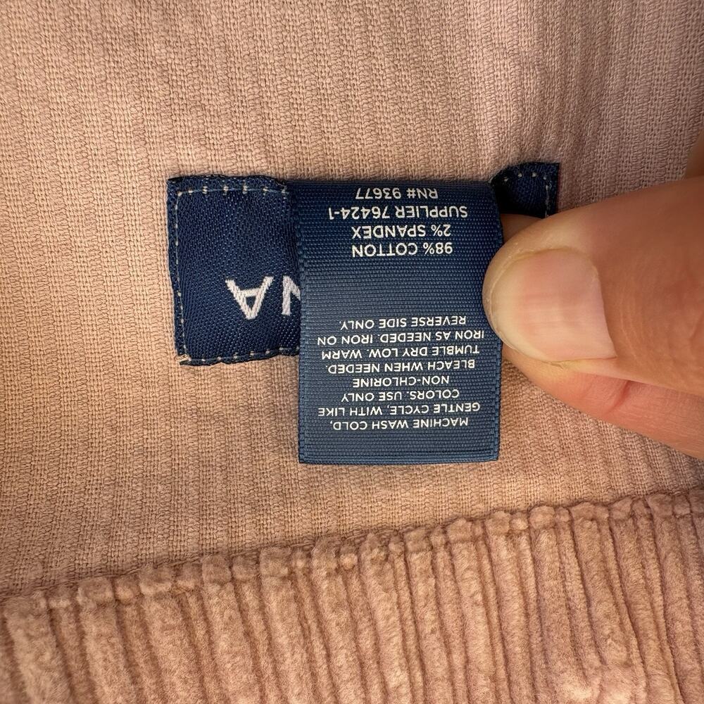 Womens Arizona Jean Co Corduroy Button Jacket Pink M Cotton Spandex - Picture 5 of 6